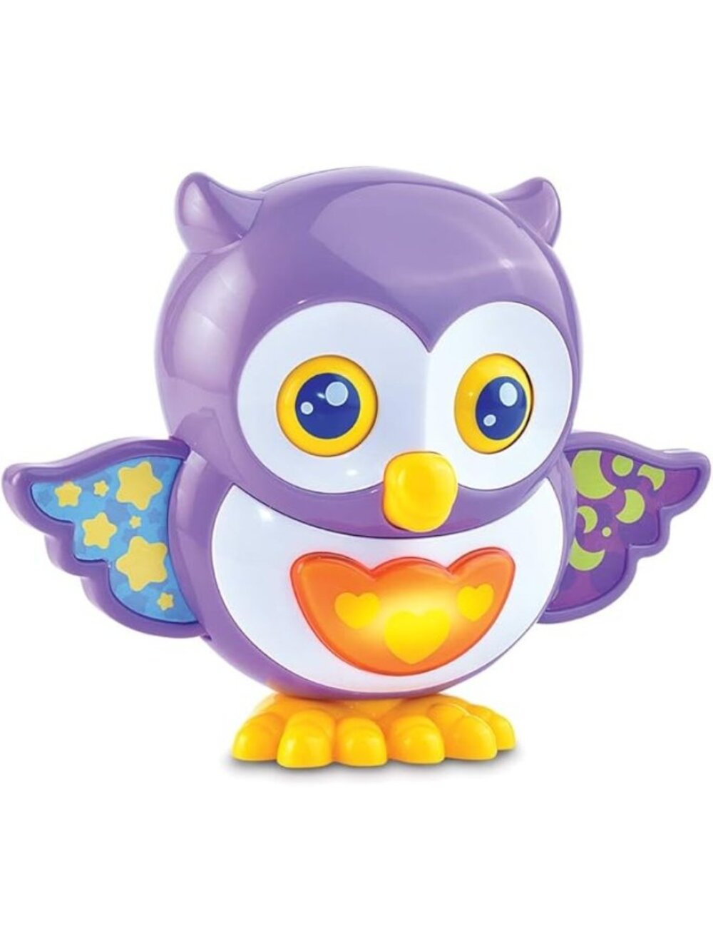 Play Right Fairy Tale Owl Plush Storytelling Toy Light Up Eyes Sound Interactive